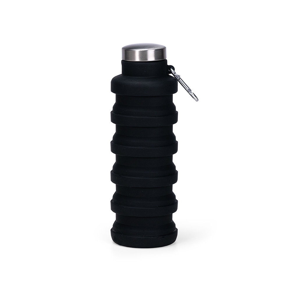 - Huble Brindes Corporativos Garrafa Retrátil Personalizada Silicone 500ml - HUBZB-19169 - Imagem 3