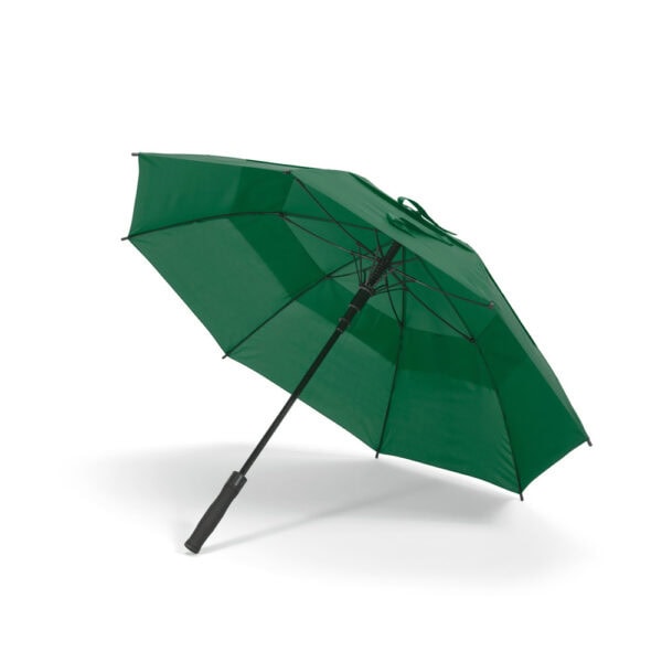 Guarda chuva corporativo azul gravação transfer empresa