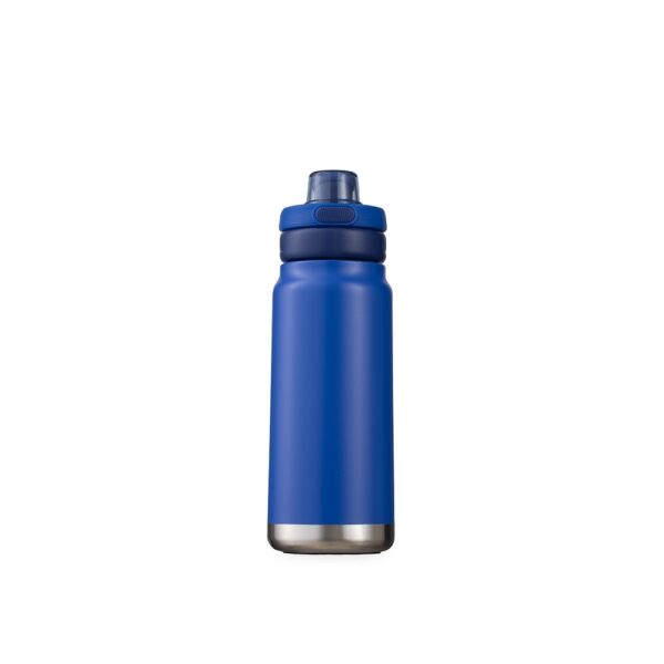 Garrafa inox branca personalizada brinde corporativo