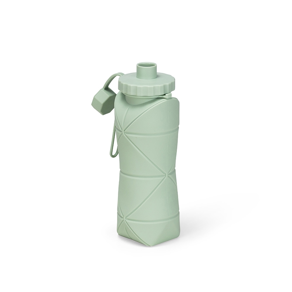 - Huble Brindes Corporativos Garrafa Dobrável Personalizada Silicone 600ml - HUBZB-19170 - Imagem 4