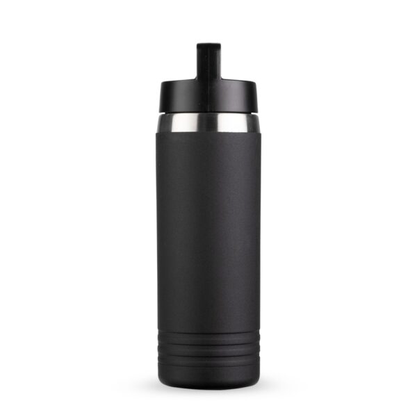 Garrafa térmica preta corporativa gravação laser 700ml