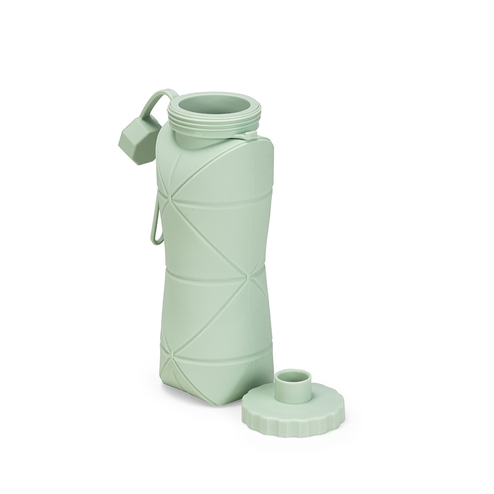 - Huble Brindes Corporativos Garrafa Dobrável Personalizada Silicone 600ml - HUBZB-19170 - Imagem 5