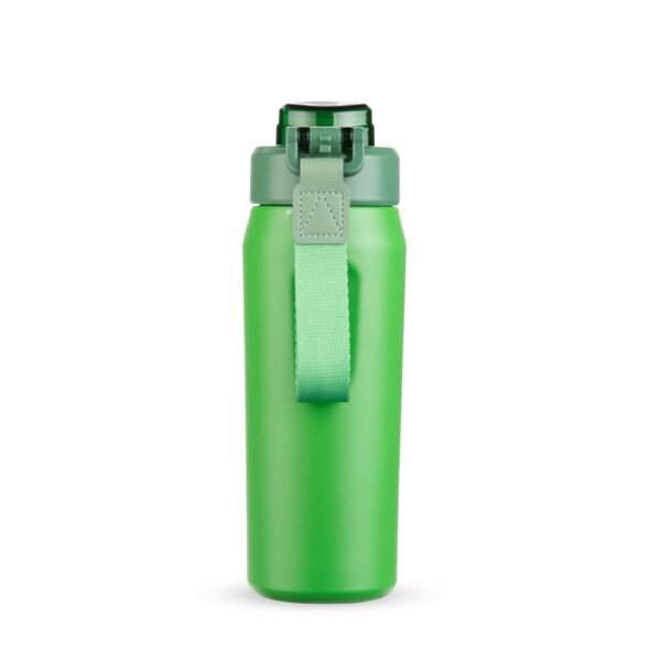 Garrafa inox personalizada branca brinde corporativo