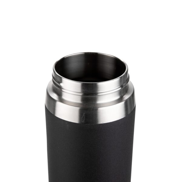 Brinde garrafa inox amarela personalizada para clientes