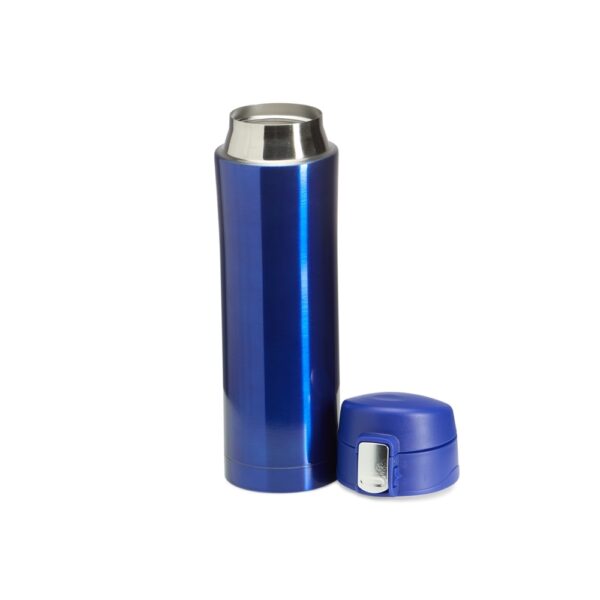 Garrafa térmica dourada personalizada gravação laser