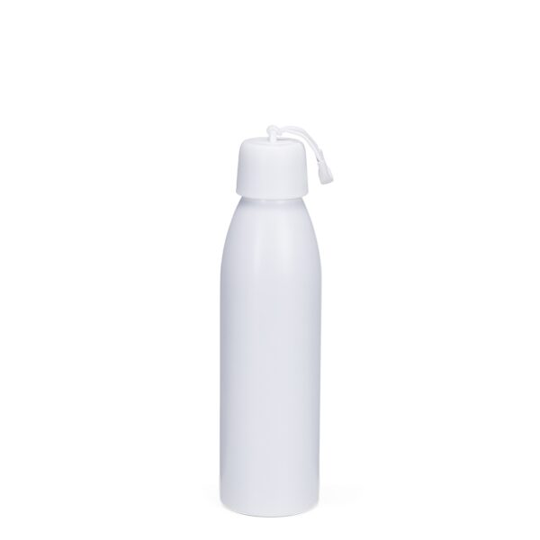 Brinde garrafa inox laranja personalizada com logo
