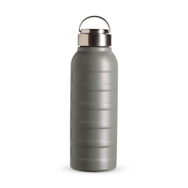 Garrafa corporativa branca inox gravação laser 950ml