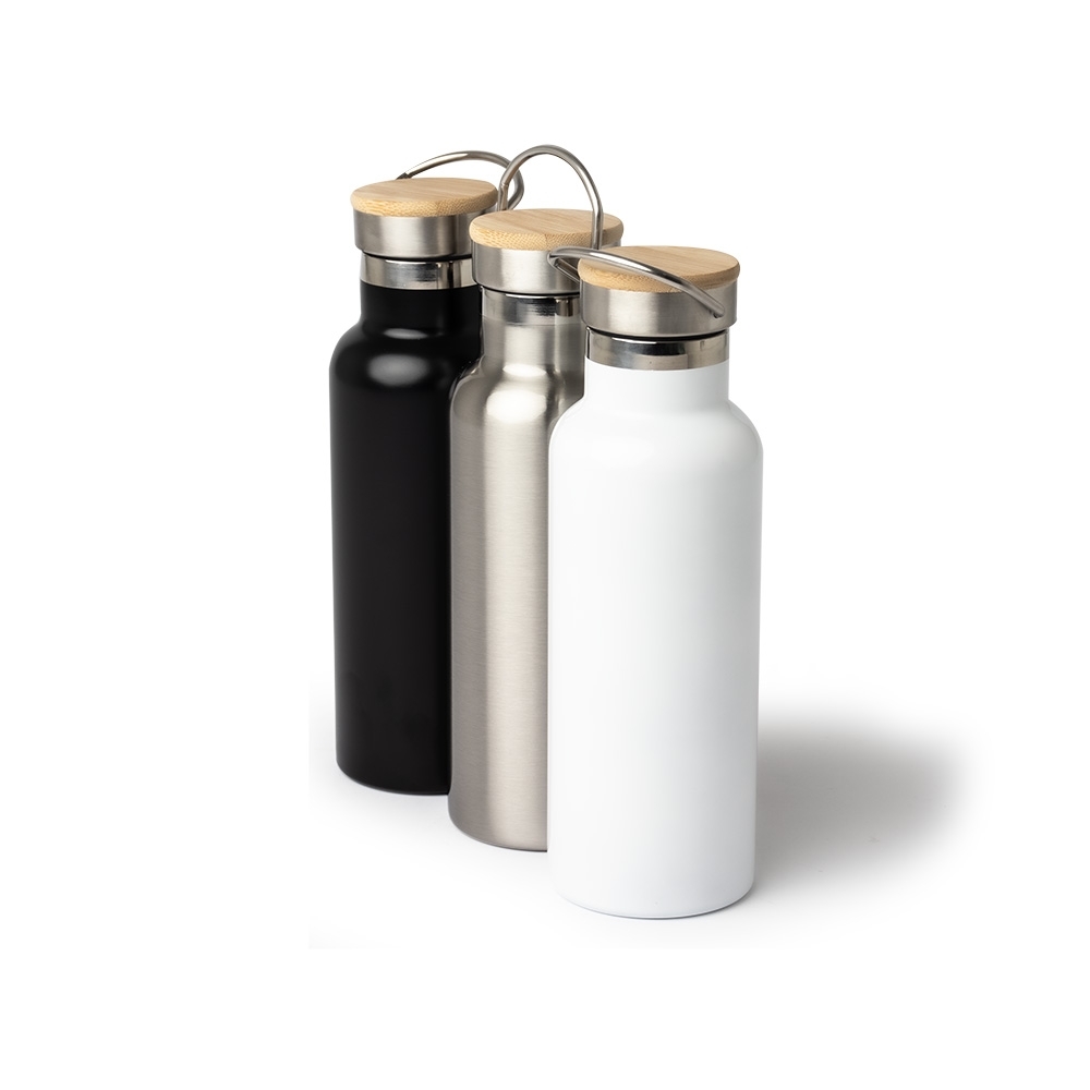- Huble Brindes Corporativos Garrafa Térmica Personalizada Inox 500ml - HUBZB-14784B