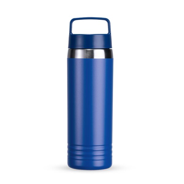 Garrafa inox branca 700ml personalizada tom corporativo