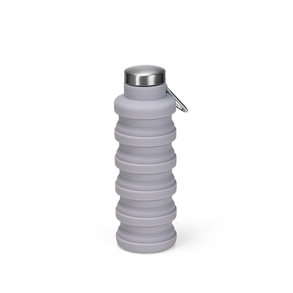 - Huble Brindes Corporativos Garrafa Retrátil Personalizada Silicone 500ml - HUBZB-19169 - Imagem 2