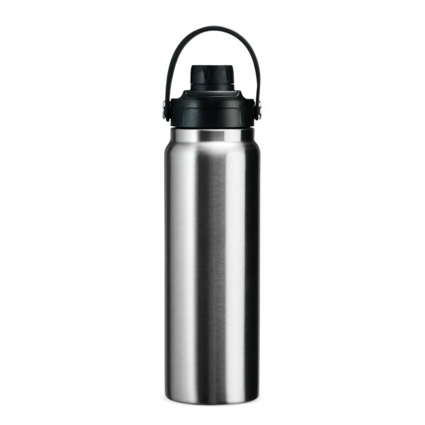 Garrafa térmica laranja personalizada para brindes