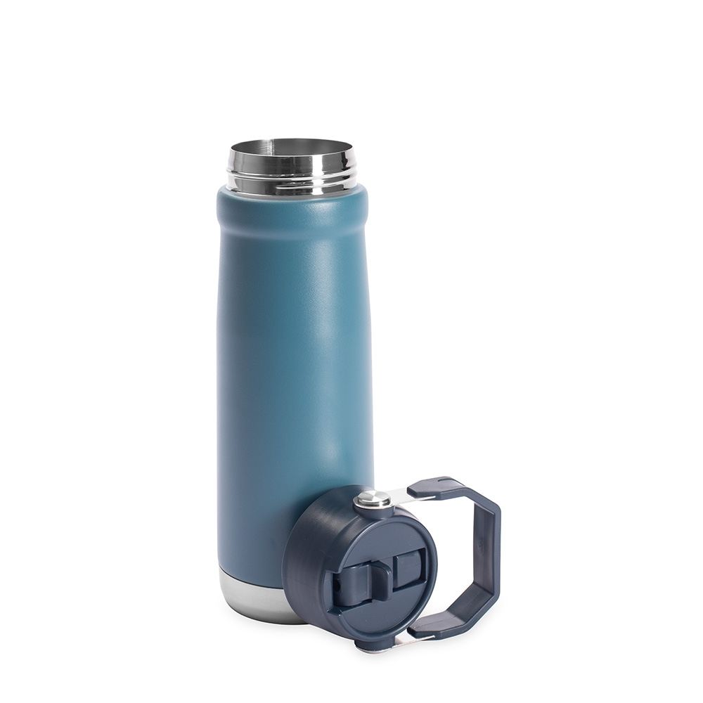 - Huble Brindes Corporativos Garrafa Térmica Personalizada Inox 630ml - HUBZB-04098B - Imagem 4