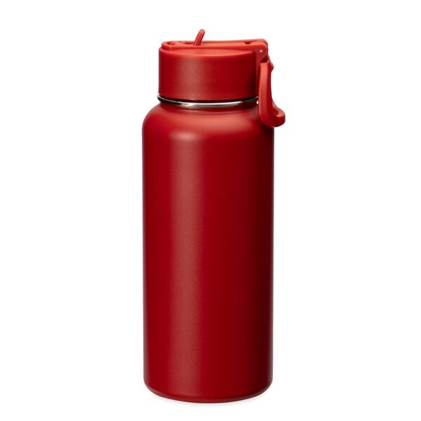 Brinde corporativo garrafa térmica branca personalizada