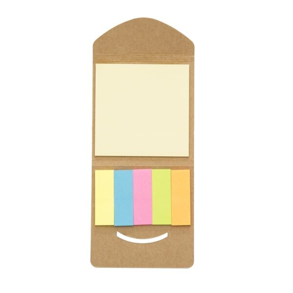 Bloco de Notas Personalizado Kraft Autoadesivo Mini 8,1×8,5cm Detalhe