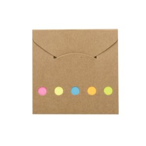 Bloco de Notas Personalizado Kraft Autoadesivo Mini 8,1×8,5cm