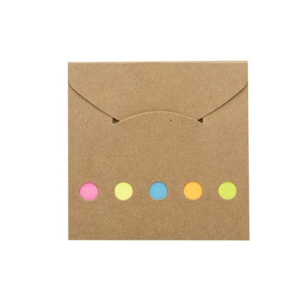 Bloco de Notas Personalizado Kraft Autoadesivo Mini 8,1×8,5cm Kraft