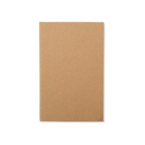 Bloco de Notas Personalizado Kraft com Autoadesivos e Caneta 16,3×10,6cm