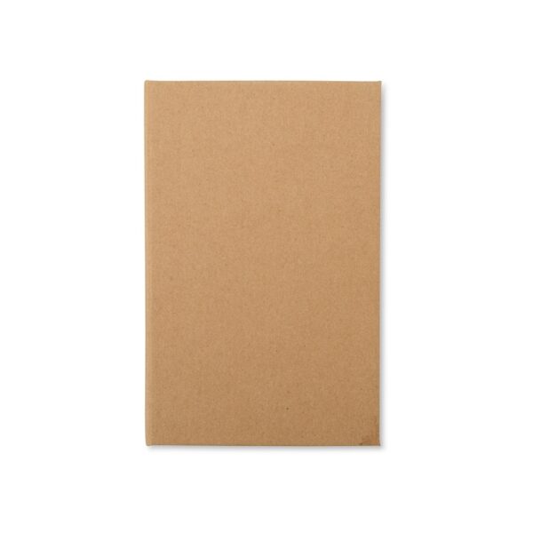 Bloco de Notas Personalizado Kraft com Autoadesivos e Caneta 16,3×10,6cm Kraft