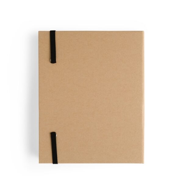 Bloco de Notas Personalizado Kraft com 5 Canetas 14,3×18,1cm Detalhe