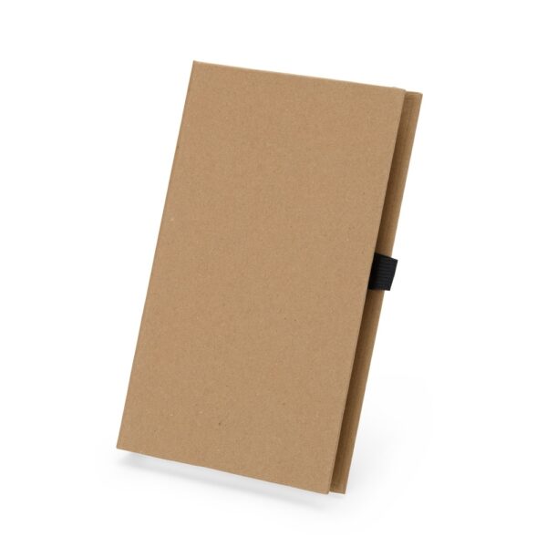 Bloco de Notas Personalizado Kraft com Autoadesivos 11,4×19,5cm Detalhe