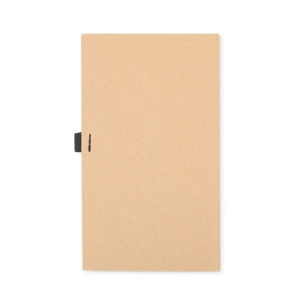 Bloco de Notas Personalizado Kraft com Autoadesivos 11,4×19,5cm Detalhe