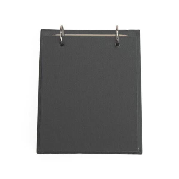 Bloco de Notas Personalizado de Mesa Capa Dura 14,8×18,5cm Cinza
