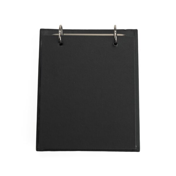 Bloco de Notas Personalizado de Mesa Capa Dura 14,8×18,5cm Preto