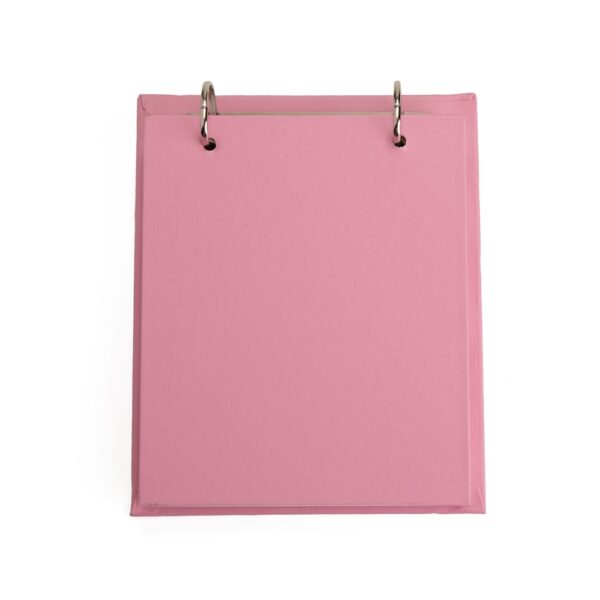 Bloco de Notas Personalizado de Mesa Capa Dura 14,8×18,5cm Rosa