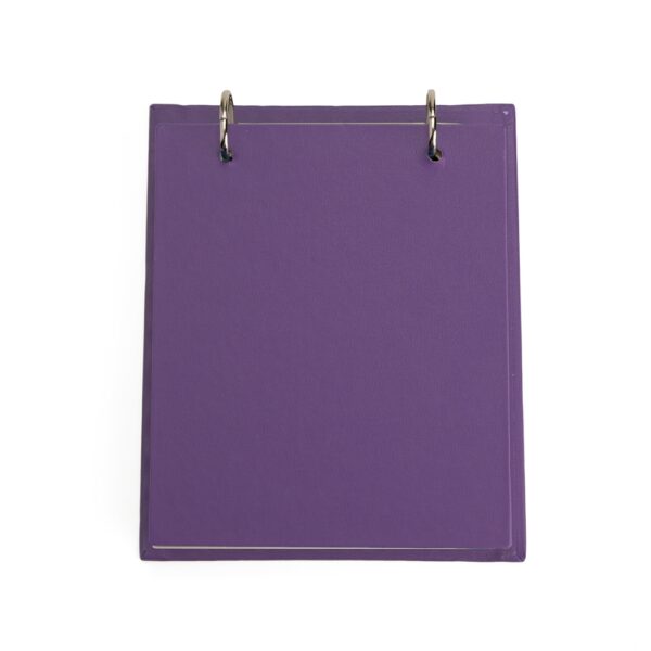 Bloco de Notas Personalizado de Mesa Capa Dura 14,8×18,5cm Roxo