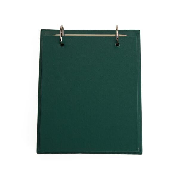 Bloco de Notas Personalizado de Mesa Capa Dura 14,8×18,5cm Verde