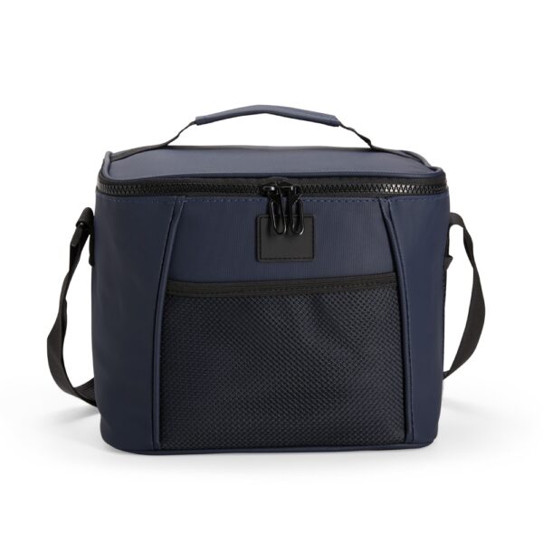 Bolsa Térmica Personalizada Nylon 10L Alça de Ombro Azul