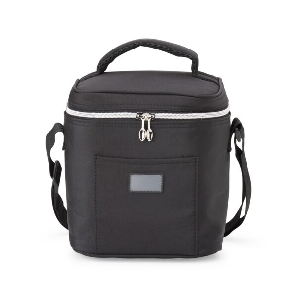 Bolsa Térmica Personalizada Sintético 10L Alça de Ombro Preto