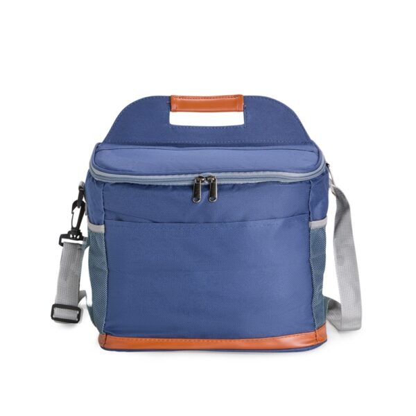 Bolsa Térmica Personalizada Nylon 11L Alça de Ombro Azul