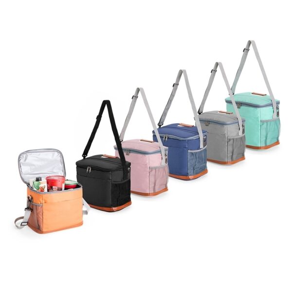 Bolsa Térmica Personalizada Nylon 11L Alça de Ombro Detalhe