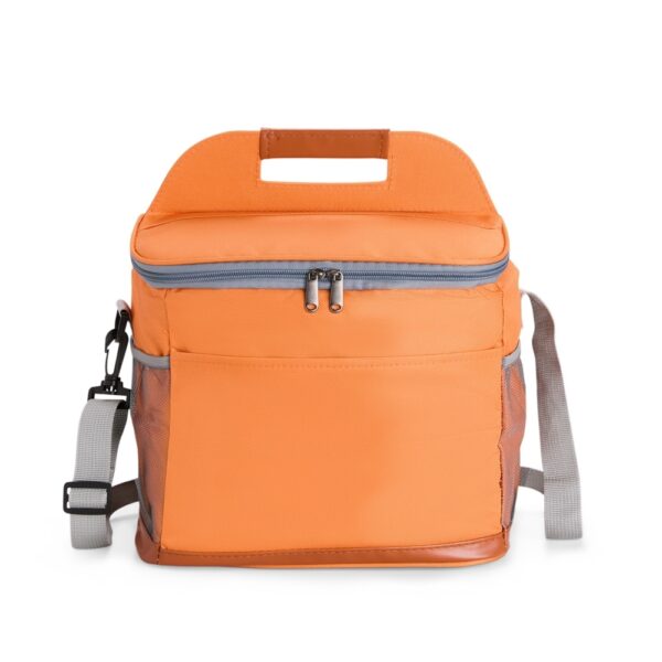 Bolsa Térmica Personalizada Nylon 11L Alça de Ombro Laranja