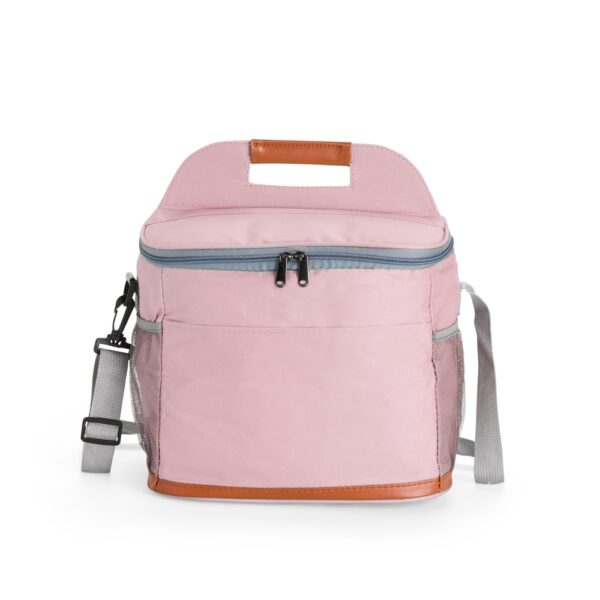 Bolsa Térmica Personalizada Nylon 11L Alça de Ombro Rosa