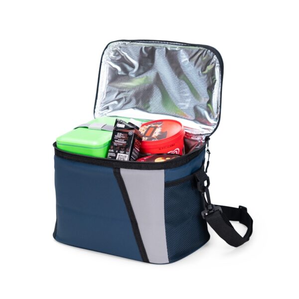Bolsa Térmica Personalizada Nylon 12L Alça de Ombro Detalhe