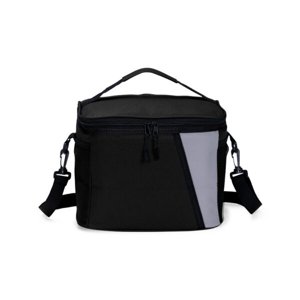 Bolsa Térmica Personalizada Nylon 12L Alça de Ombro Preto