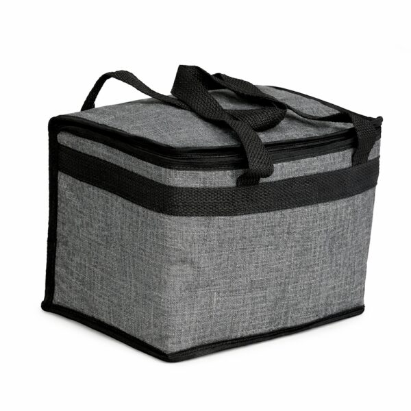 Bolsa Térmica Personalizada Nylon 13L Cinza