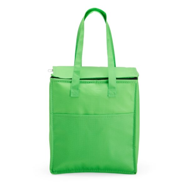 Bolsa Térmica Personalizada TNT 13L Bolso Frontal Verde