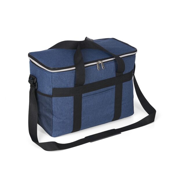Bolsa térmica azul personalizada brinde corporativo