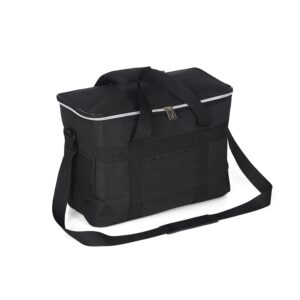 Bolsa térmica preta com logo empresa 31 litros