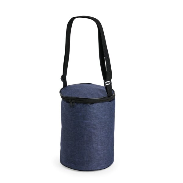 Bolsa Térmica Personalizada Nylon 6L Alça de Ombro Azul