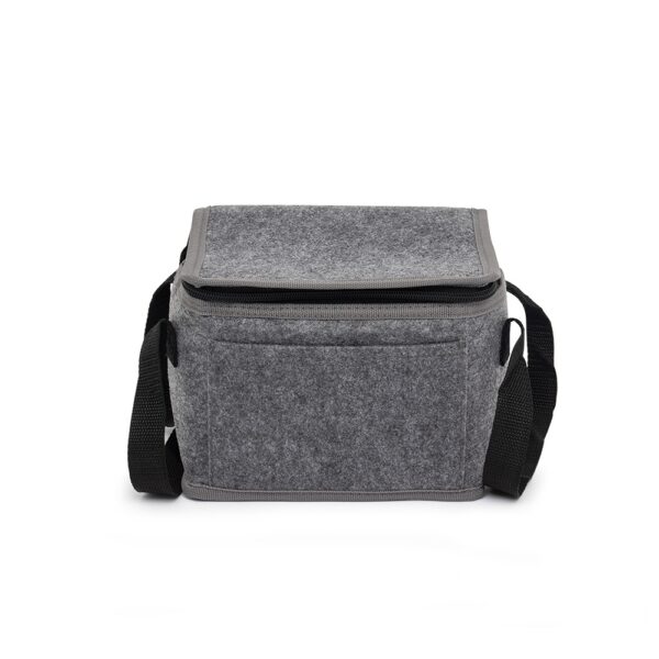 Bolsa Térmica Personalizada Feltro 6L (19x15x13cm) Cinza