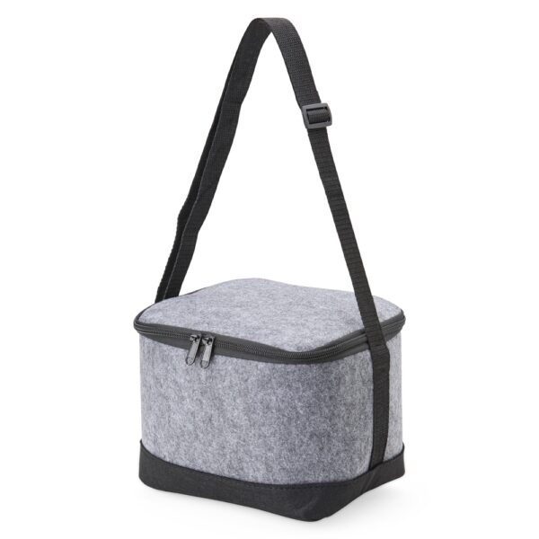 Bolsa Térmica Personalizada Feltro 6L Alça de Ombro Detalhe