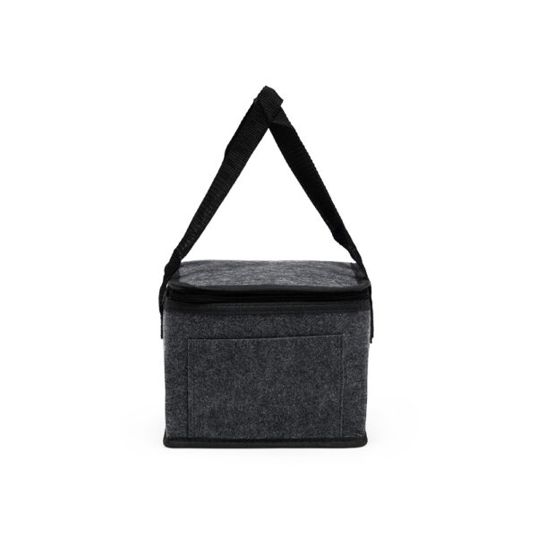 Bolsa Térmica Personalizada Feltro 6L Bolso Frontal Preto