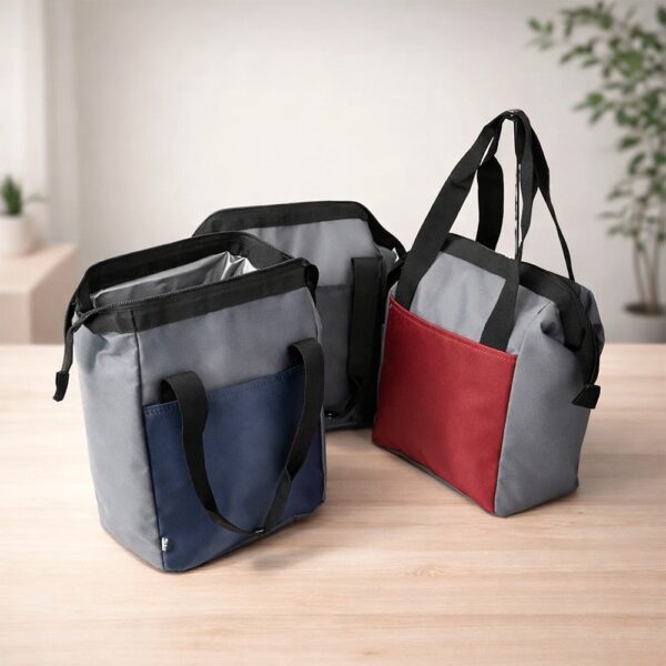 Bolsa Térmica Personalizada rPET 7L Bolso Frontal Detalhe