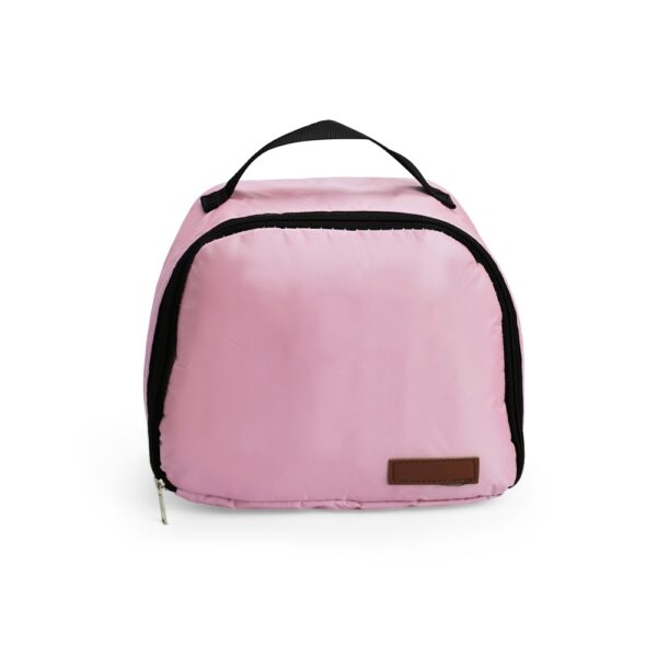 Bolsa Térmica Personalizada Nylon 8L Impermeável Rosa