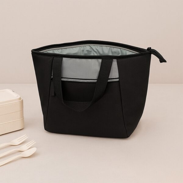 Bolsa Térmica Personalizada Poliéster 600D 9L Bolso Frontal Detalhe
