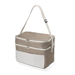 Bolsa Térmica Personalizada Algodão E Juta Sintética (24X30X20cm)